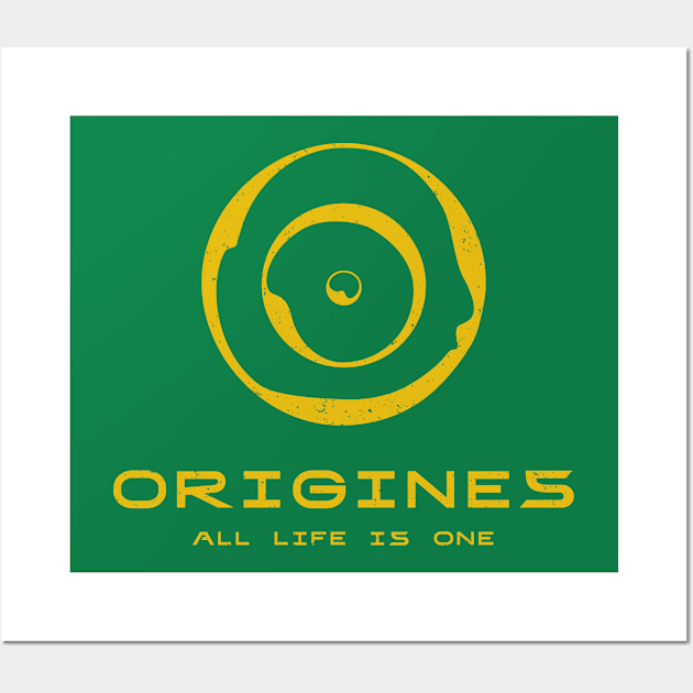 Origines - All Life is One Wall Art by BadCatDesigns